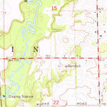 United States Geological Survey Tecumseh South, MI (1972, 24000-Scale) digital map