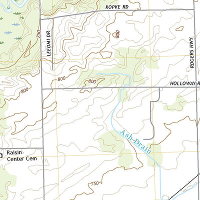 United States Geological Survey Tecumseh South, MI (2019, 24000-Scale) digital map