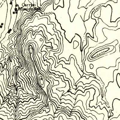 United States Geological Survey Teec Nos Pos, AZ-NM-UT-CO (1953, 24000-Scale) digital map