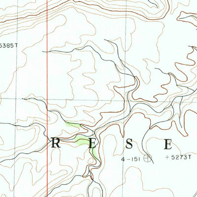United States Geological Survey Teec Nos Pos, AZ-NM-UT-CO (1982, 24000-Scale) digital map