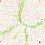 United States Geological Survey Teepee Butte, OR-WA (1967, 24000-Scale) digital map