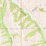 United States Geological Survey Teepee Butte, OR-WA (1967, 24000-Scale) digital map