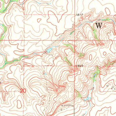United States Geological Survey Tegarden, OK (1969, 24000-Scale) digital map