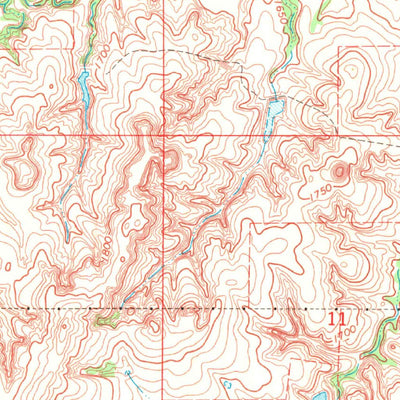 United States Geological Survey Tegarden, OK (1969, 24000-Scale) digital map