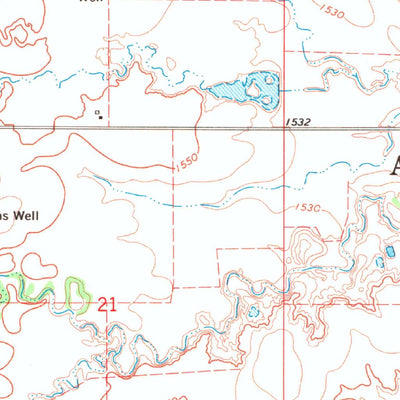United States Geological Survey Tegarden SE, OK (1969, 24000-Scale) digital map