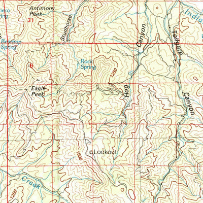 United States Geological Survey Tehachapi, CA (1978, 100000-Scale) digital map