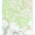 United States Geological Survey Tehachapi North, CA (1992, 24000-Scale) digital map