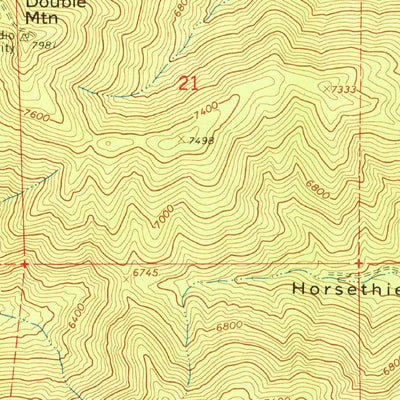 United States Geological Survey Tehachapi South, CA (1966, 24000-Scale) digital map