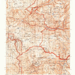 United States Geological Survey Tehipite, CA (1903, 125000-Scale) digital map