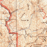 United States Geological Survey Tehipite, CA (1903, 125000-Scale) digital map