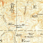 United States Geological Survey Tehipite, CA (1905, 125000-Scale) digital map