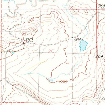 United States Geological Survey Teigen NW, MT (1986, 24000-Scale) digital map