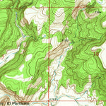 United States Geological Survey Tejana Mesa, NM (1972, 24000-Scale) digital map