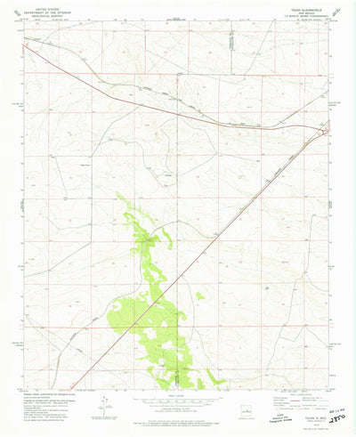 United States Geological Survey Tejon, NM (1978, 24000-Scale) digital map