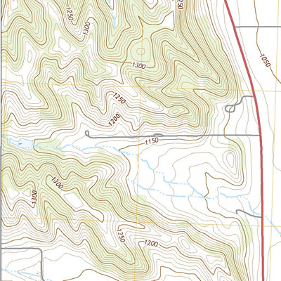 United States Geological Survey Tekamah NW, NE (2021, 24000-Scale) digital map