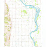 United States Geological Survey Tekamah NW, NE-IA (1970, 24000-Scale) digital map
