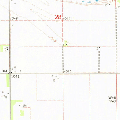 United States Geological Survey Tekamah NW, NE-IA (1970, 24000-Scale) digital map