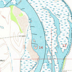 United States Geological Survey Tekamah NW, NE-IA (1970, 24000-Scale) digital map
