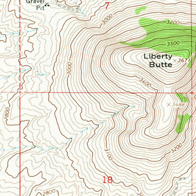 United States Geological Survey Tekoa, WA-ID (1964, 24000-Scale) digital map