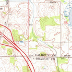 United States Geological Survey Tekonsha, MI (1980, 24000-Scale) digital map