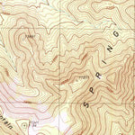United States Geological Survey Telegraph Canyon, NV (1986, 24000-Scale) digital map