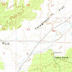 United States Geological Survey Telegraph Flat, UT-AZ (1954, 62500-Scale) digital map