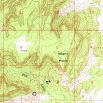 United States Geological Survey Telegraph Flat, UT-AZ (1954, 62500-Scale) digital map