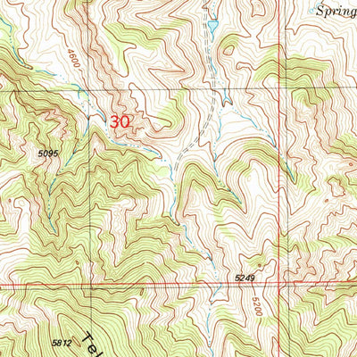 United States Geological Survey Telegraph Mountain, MT (1983, 24000-Scale) digital map