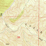 United States Geological Survey Telegraph Peak, CA (1955, 24000-Scale) digital map