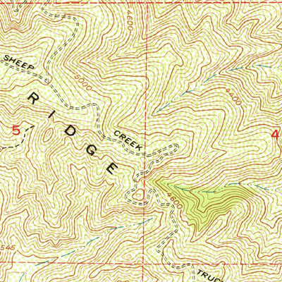 United States Geological Survey Telegraph Peak, CA (1955, 24000-Scale) digital map