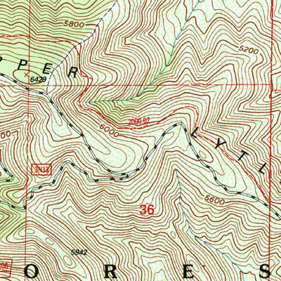 United States Geological Survey Telegraph Peak, CA (1996, 24000-Scale) digital map
