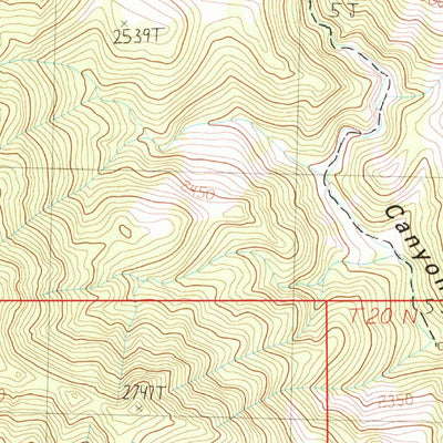 United States Geological Survey Telegraph Peak, NV (1982, 24000-Scale) digital map