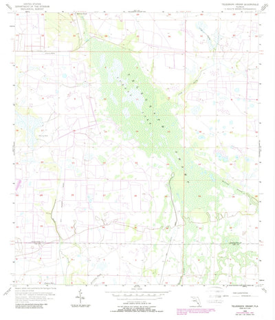 United States Geological Survey Telegraph Swamp, FL (1956, 24000-Scale) digital map