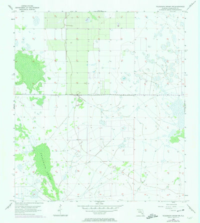 United States Geological Survey Telegraph Swamp NW, FL (1956, 24000-Scale) digital map