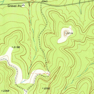 United States Geological Survey Telegraph, TX (1974, 24000-Scale) digital map