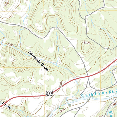 United States Geological Survey Telegraph, TX (2022, 24000-Scale) digital map