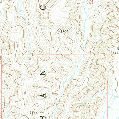 United States Geological Survey Telegraph Wash, AZ (1972, 24000-Scale) digital map