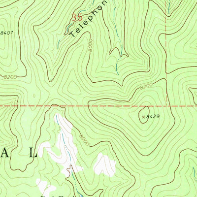 United States Geological Survey Telephone Canyon, NM (1963, 24000-Scale) digital map