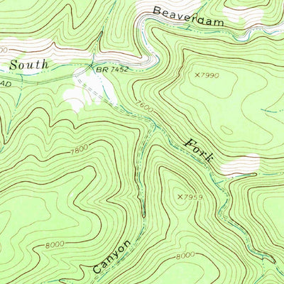 United States Geological Survey Telephone Canyon, NM (1963, 24000-Scale) digital map