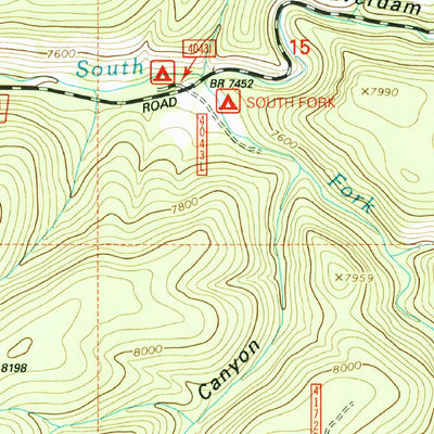 United States Geological Survey Telephone Canyon, NM (1999, 24000-Scale) digital map