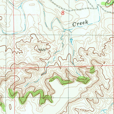United States Geological Survey Telephone Draw, WY (1981, 24000-Scale) digital map
