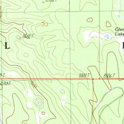 United States Geological Survey Telephone Hill, AZ (1988, 24000-Scale) digital map