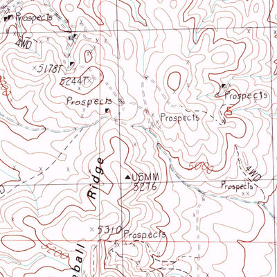United States Geological Survey Telephone Well, NV (1986, 24000-Scale) digital map
