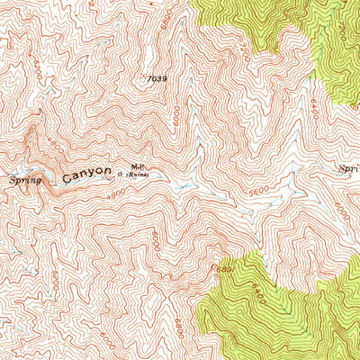 United States Geological Survey Telescope Peak, CA (1952, 62500-Scale) digital map