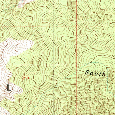 United States Geological Survey Telescope Peak, CA (1988, 24000-Scale) digital map