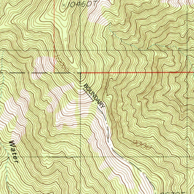 United States Geological Survey Telescope Peak, CA (1988, 24000-Scale) digital map