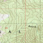 United States Geological Survey Telescope Peak, CA (1998, 24000-Scale) digital map