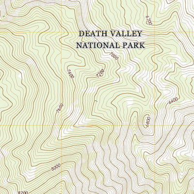 United States Geological Survey Telescope Peak, CA (2021, 24000-Scale) digital map