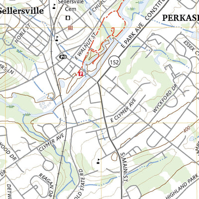 United States Geological Survey Telford, PA (2023, 24000-Scale) digital map