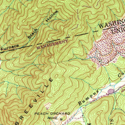 United States Geological Survey Telford, TN (1939, 24000-Scale) digital map
